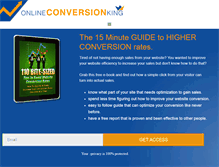 Tablet Screenshot of onlineconversionking.com